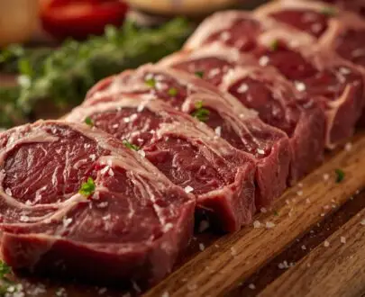 Fresh Australian halal goat meat with skin packed for sale